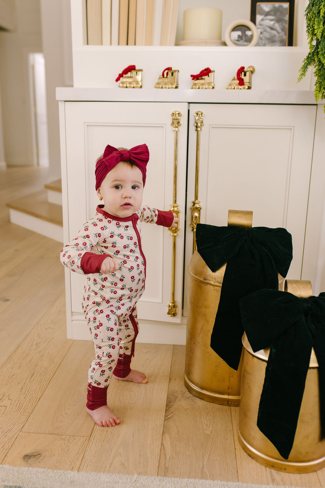 HOLIDAY FLORAL | ZIPPER ONE PIECE