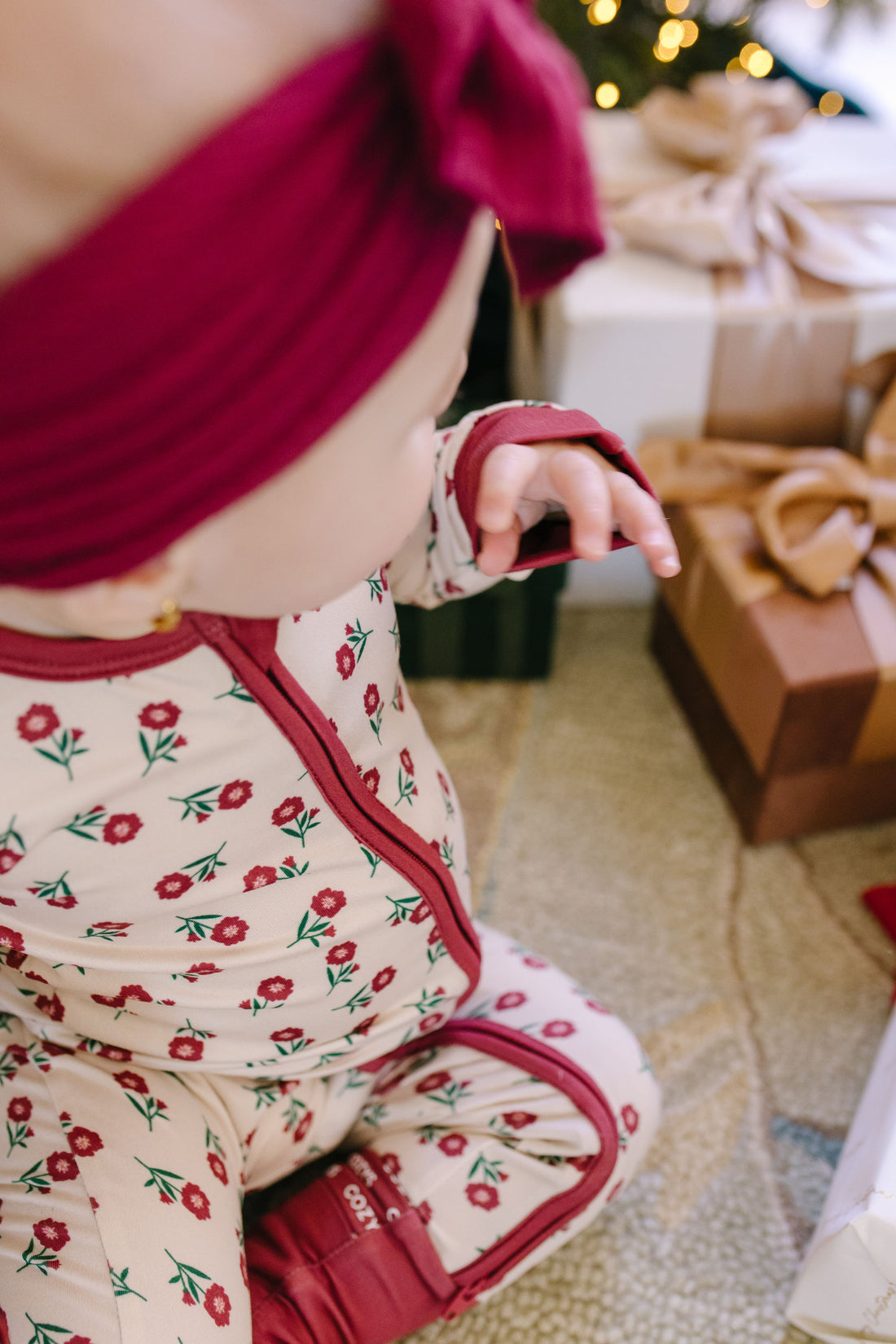 HOLIDAY FLORAL | ZIPPER ONE PIECE
