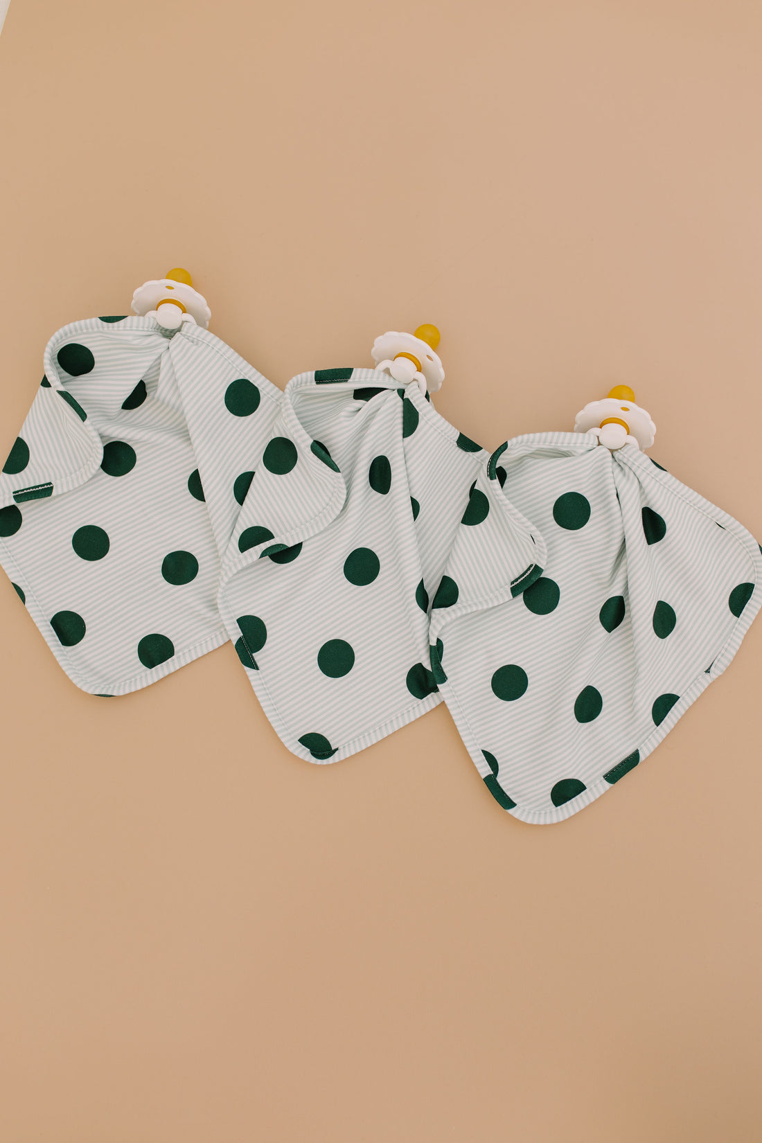 GREEN POLKADOT + STRIPE | LOVIE