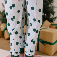 GREEN POLKADOT + STRIPE | LONG SLEEVE