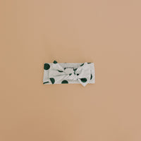 GREEN POLKADOT + STRIPE | BOW