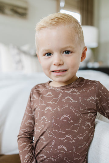 COZYS x DANIELLE EILERS NEUTRAL DINOSAURS | LONG SLEEVE