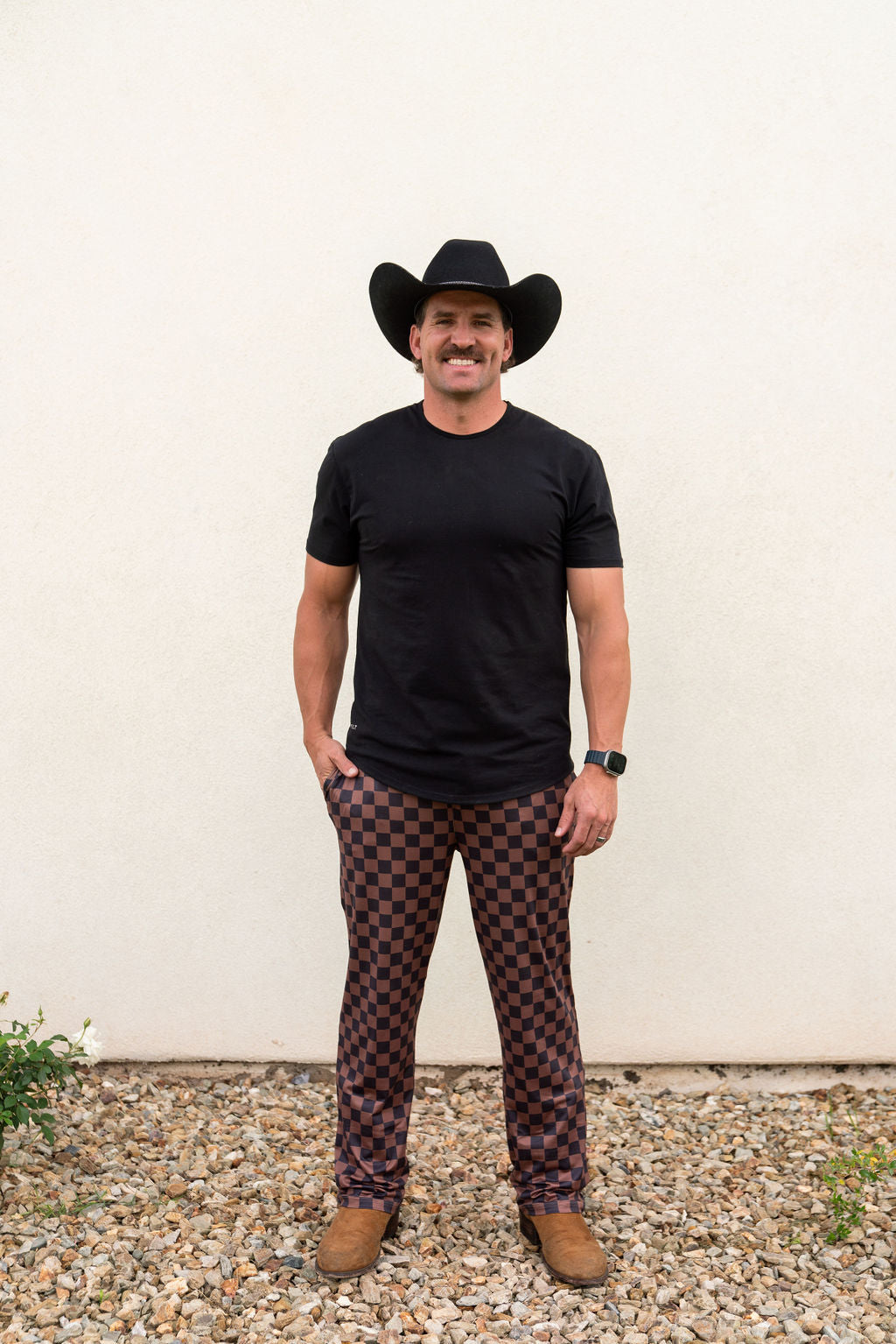 BLACK + BROWN CHECKER | MEN'S PANTS