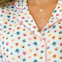 RAINBOW FLORAL | WOMEN'S SHORT SLEEVE SHORTS SET