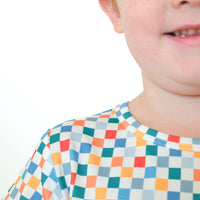 RAINBOW MINI CHECKER | SHORT SET
