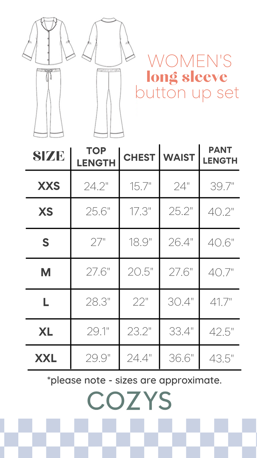 HOLIDAY PLAID | WOMEN'S BUTTON UP LONG SLEEVE SET