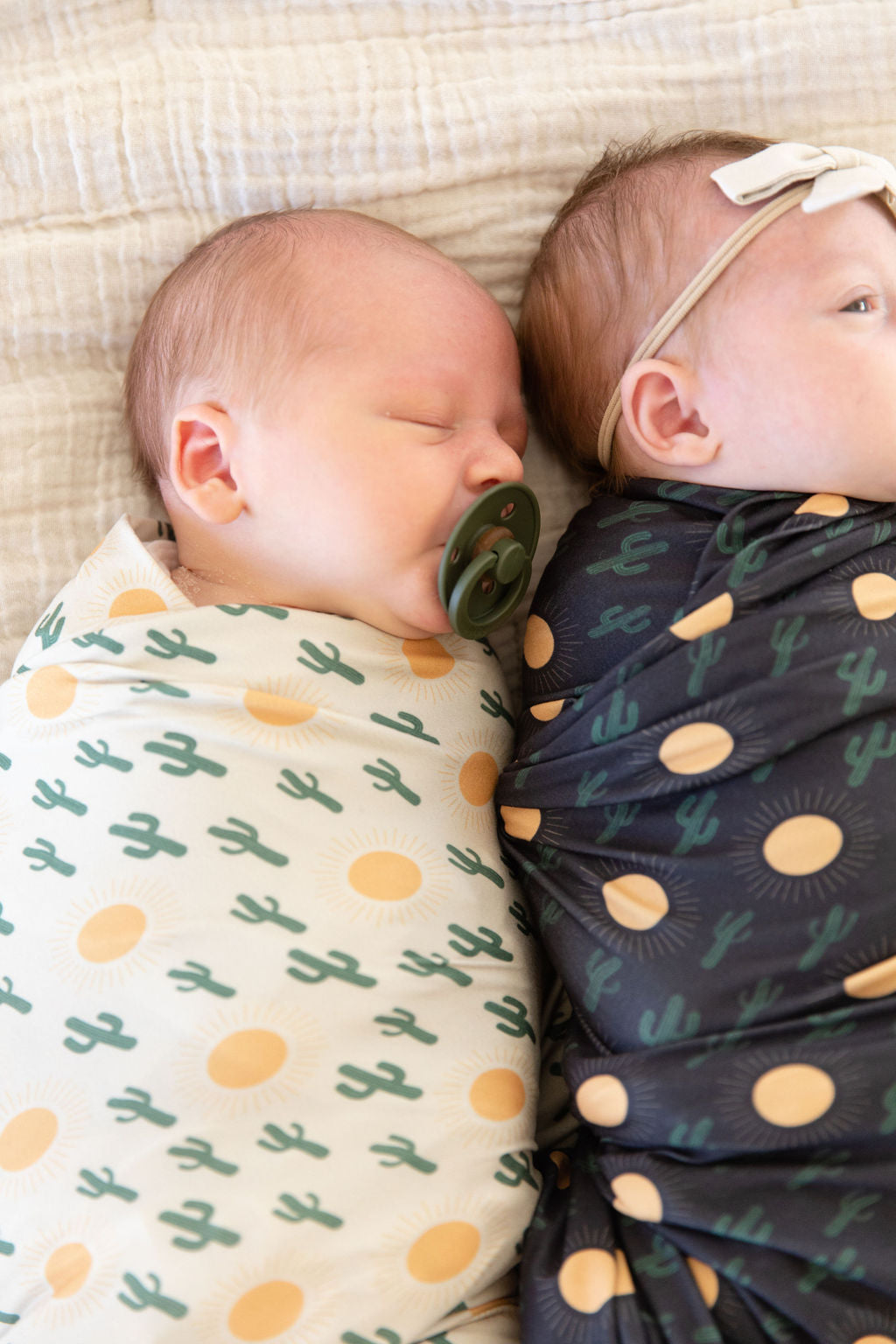 TAN CACTUS SUN SWADDLE - Main Image