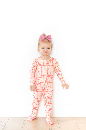 VALENTINE GRID | ZIPPER ONE PIECE
