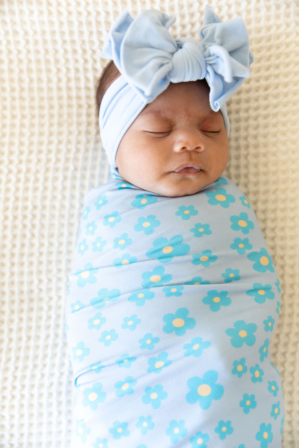 Baby Swaddle Combo- Blue, Pink & Yellow Star