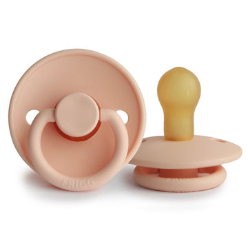 FRIGG NATURAL RUBBER PACIFIER | PINK CREAM